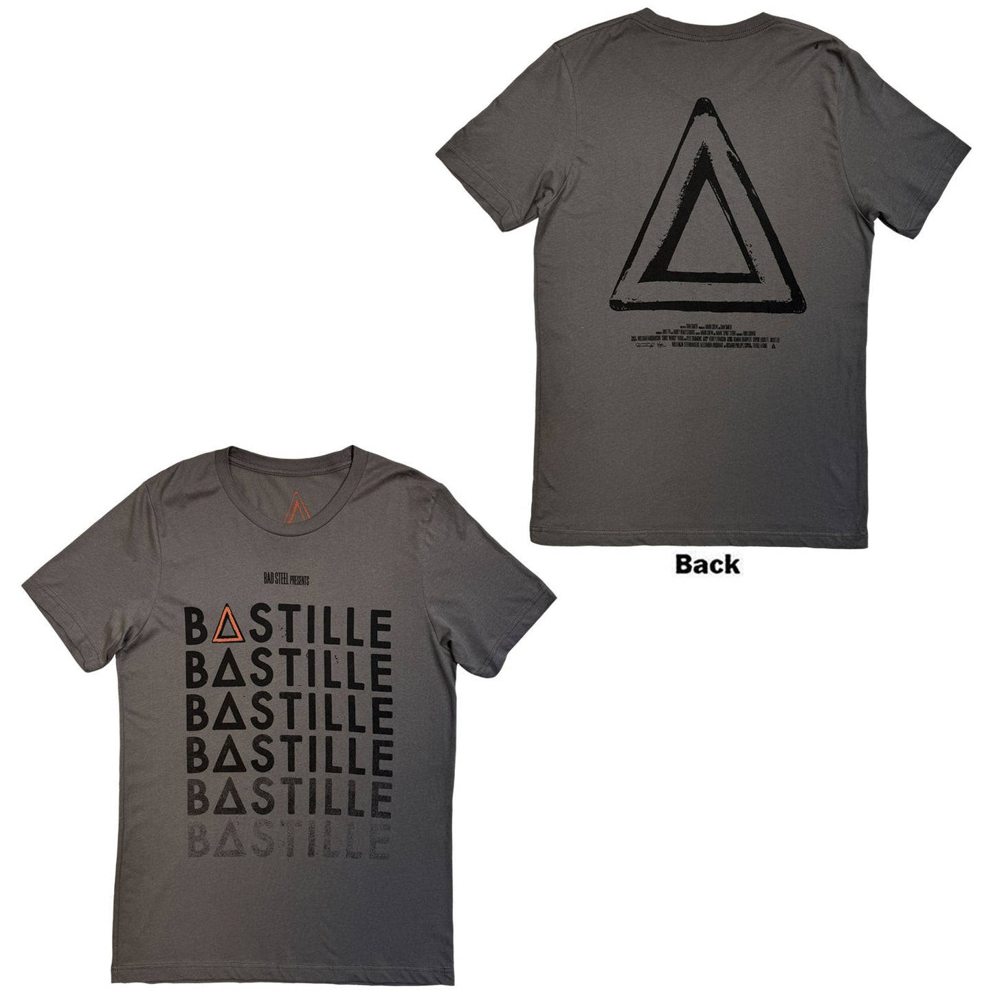 Bastille Repeat Logo T-shirt Front