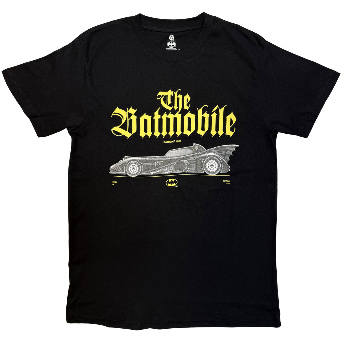 Dc Comics Batman The Batmobile T-shirt Front