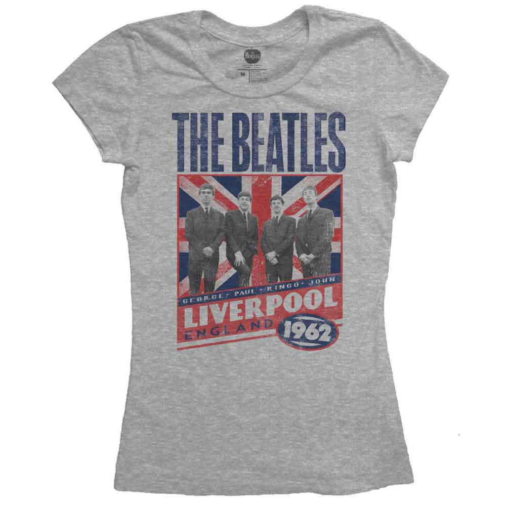 Beatles Liverpool England 1962 T-shirt Front
