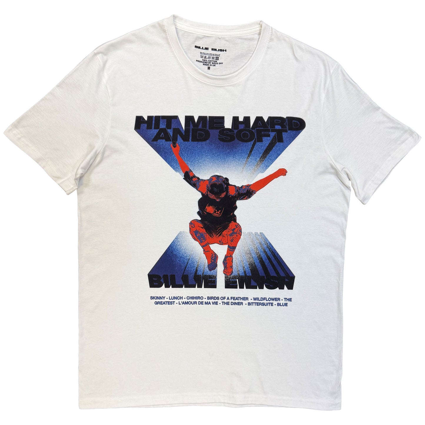 Billie Eilish Jump Tracklist T-shirt Front