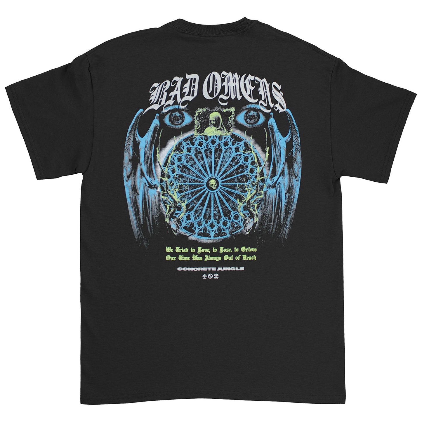 Bad Omens Gothic T-shirt Back