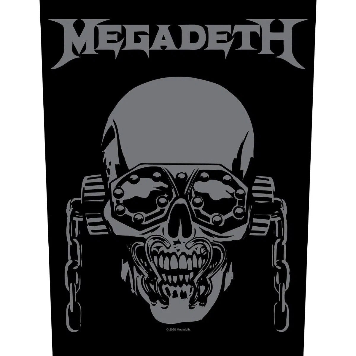 Megadeth Vic Rattlehead Back Patch Front