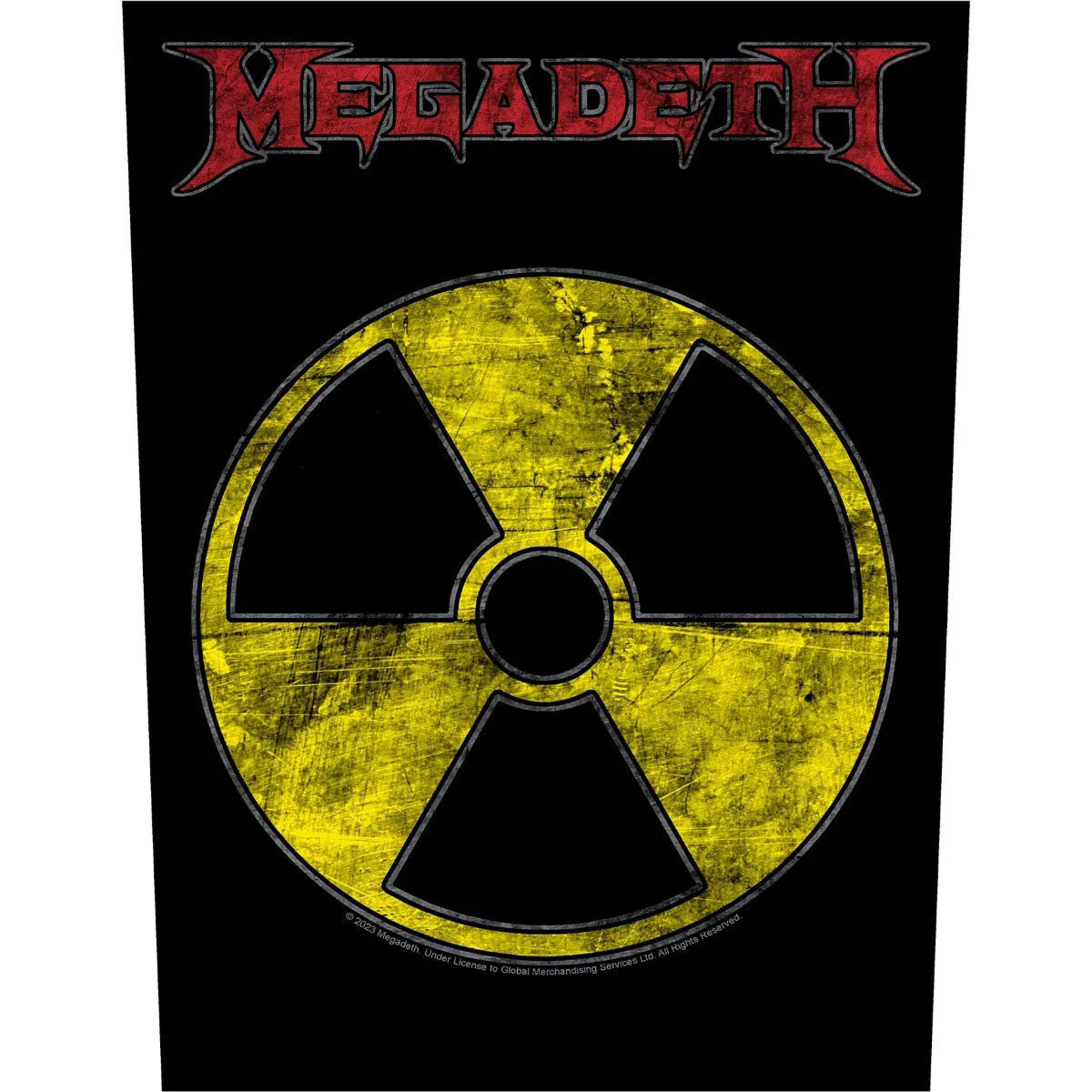 Megadeth Radioactive Back Patch Front