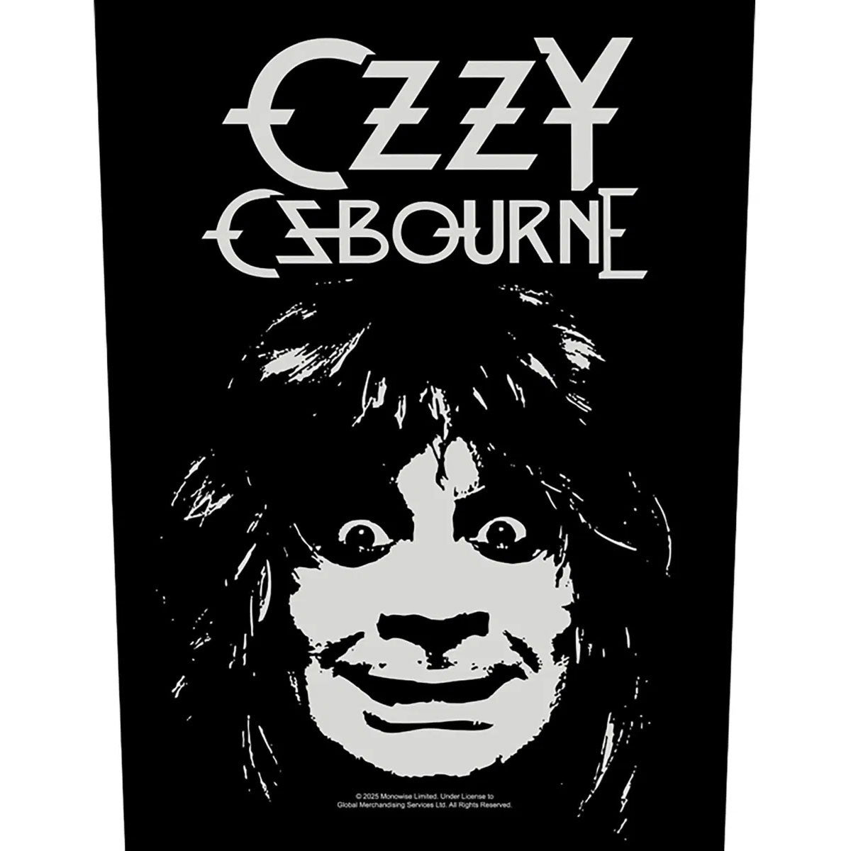 Ozzy Osbourne Madman Back Patch Front