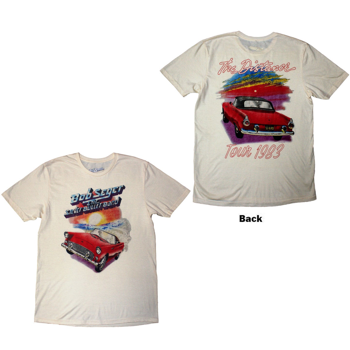 Bob Seger & The Silver Bullet Band Distance Tour T-shirt