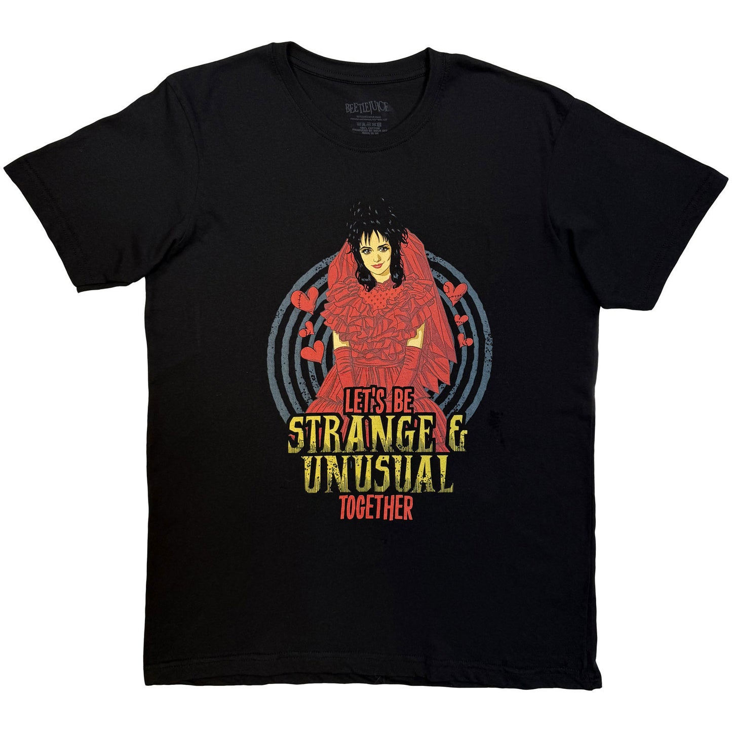 Beetlejuice Strange & Unusual Together T-shirt Front