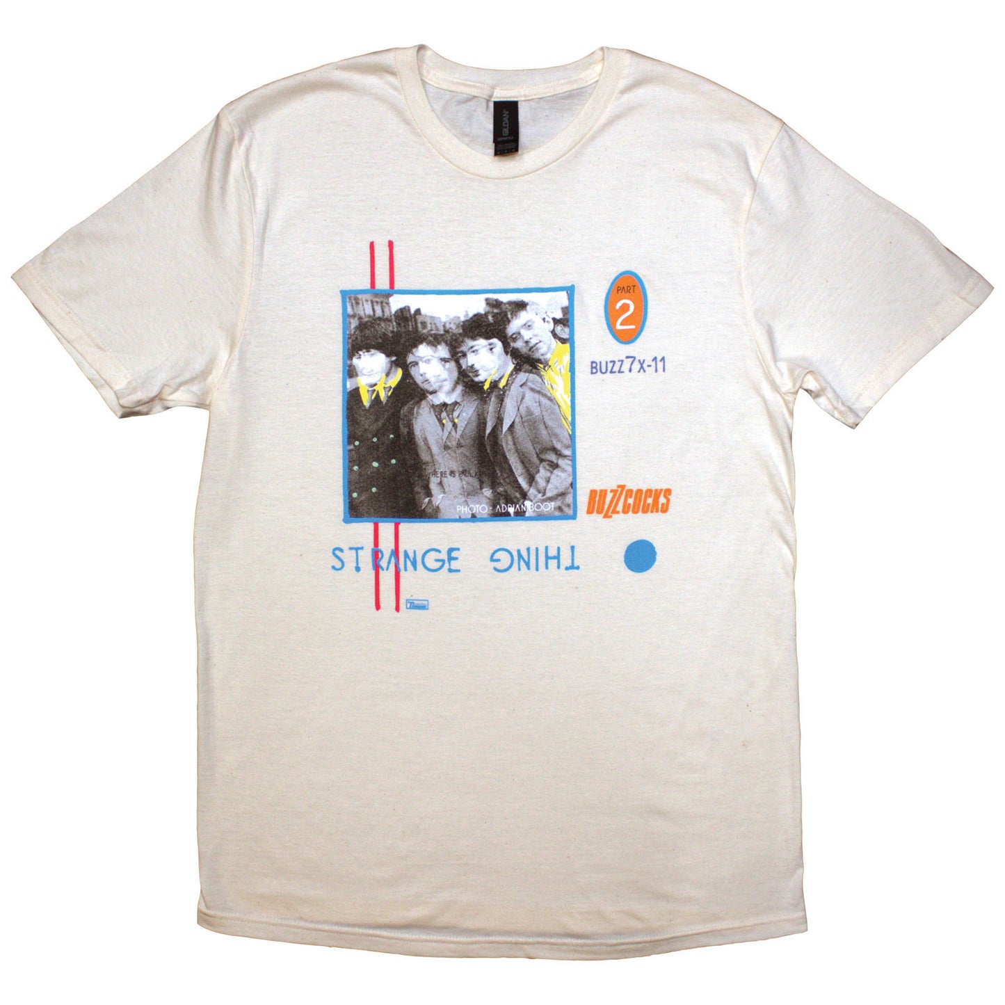 Buzzcocks Strange Thing T-shirt Front