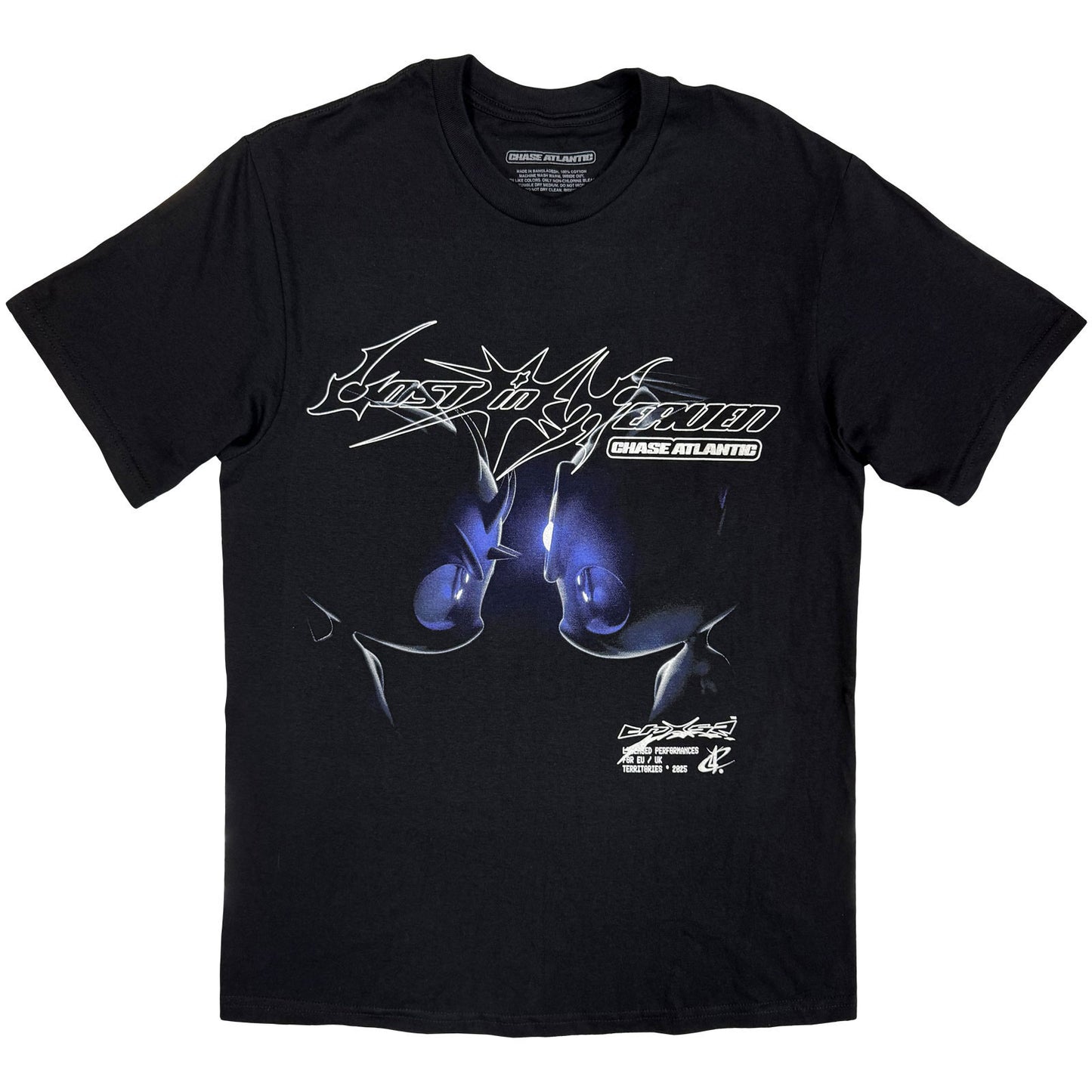 Chase Atlantic Head-to-head European Tour '25 T-shirt Front