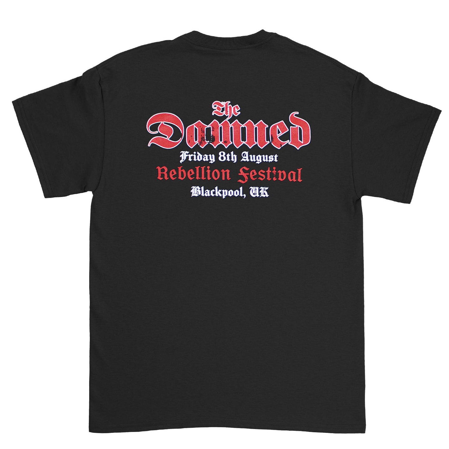 Damned Skeleton/rebellion Festival 25 T-shirt Back