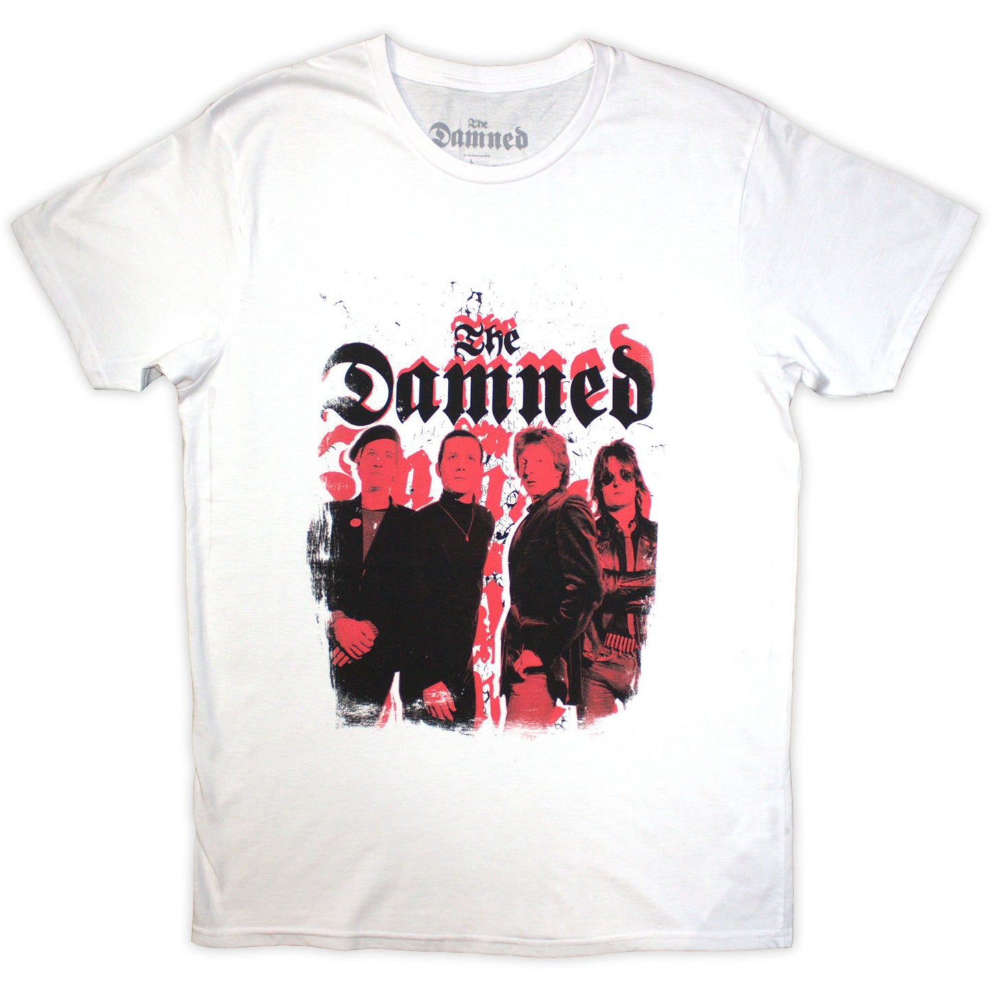 Damned Repeat Logo Photo T-shirt Front