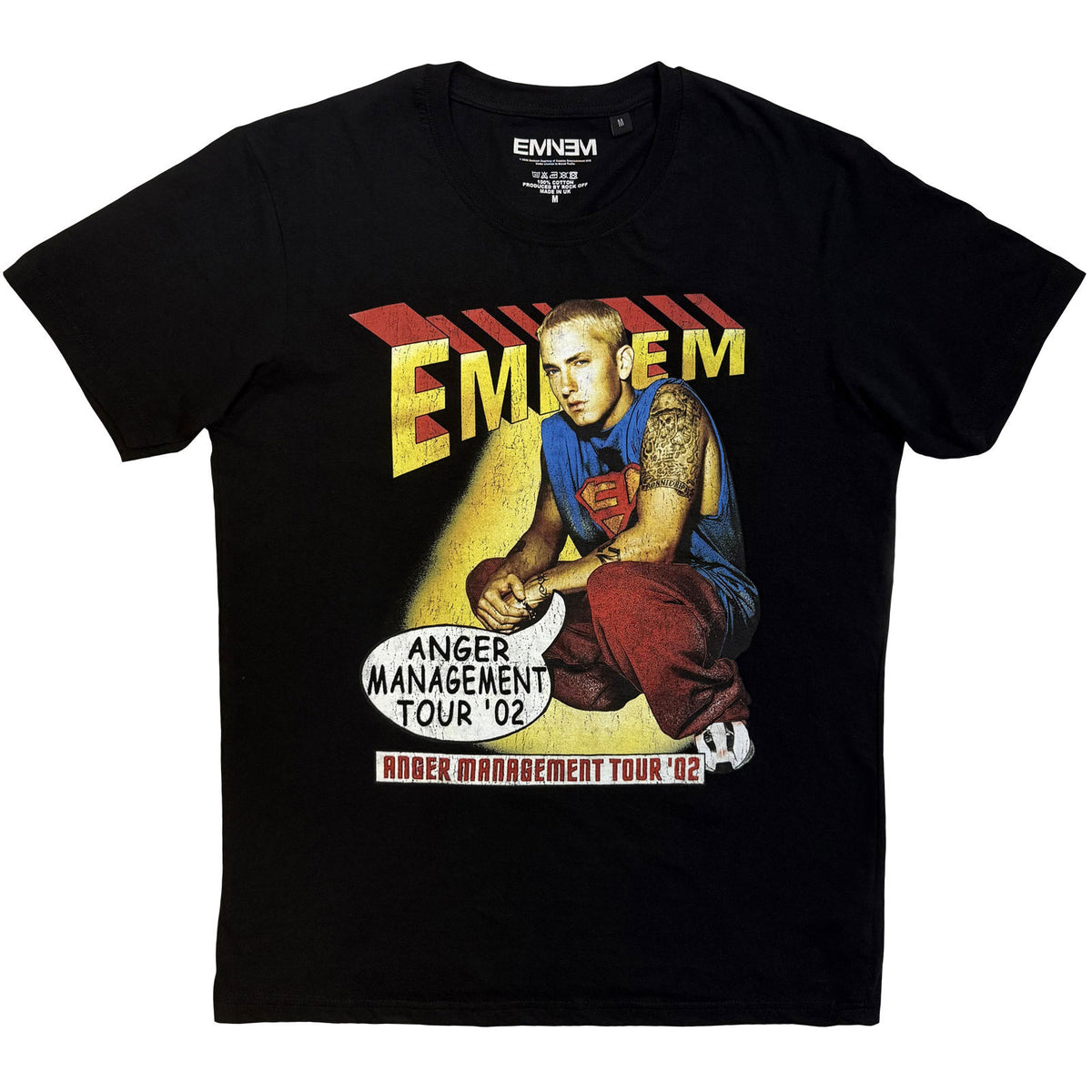 Eminem Anger Comic T-shirt Front