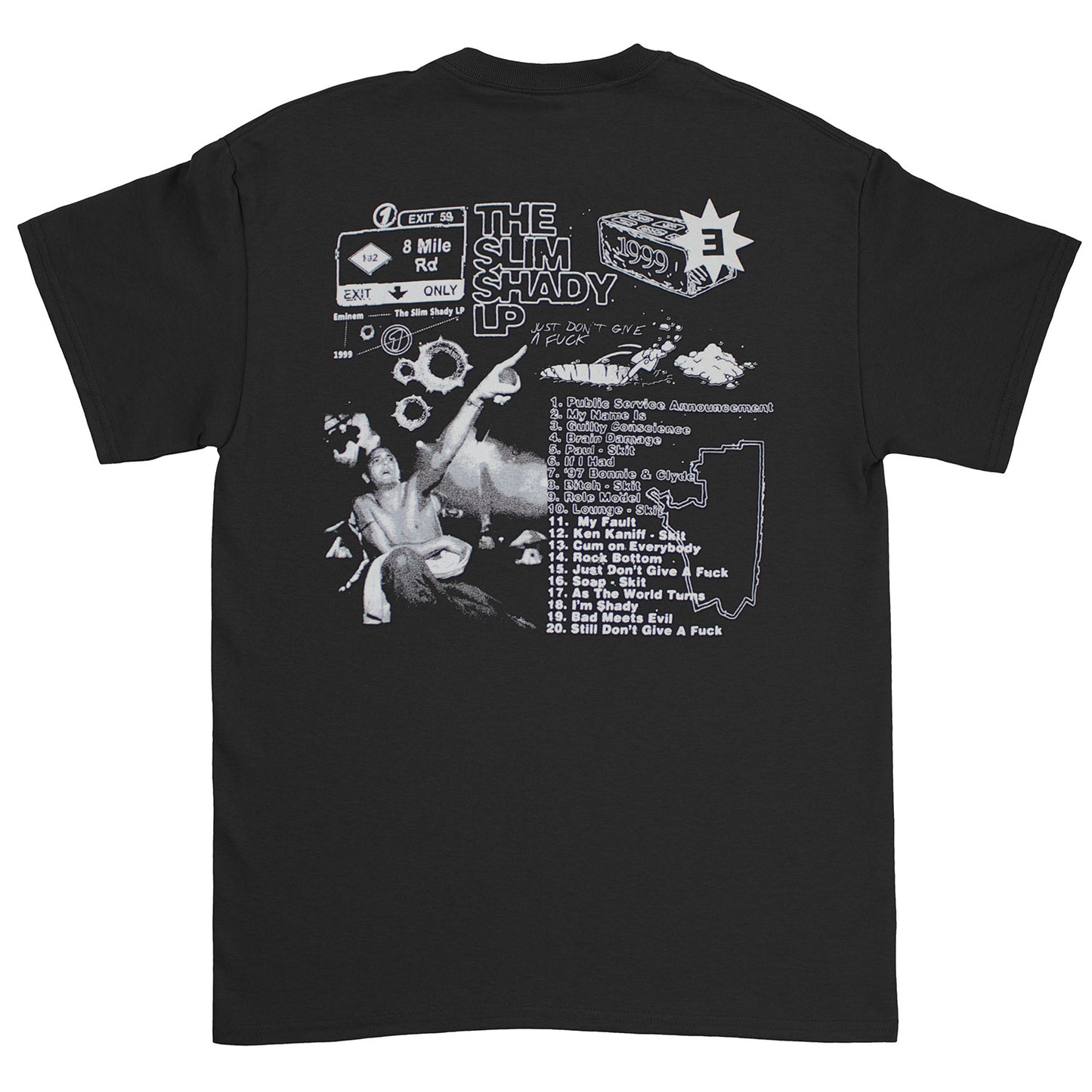 Eminem Slim Shady Lp T-shirt Back