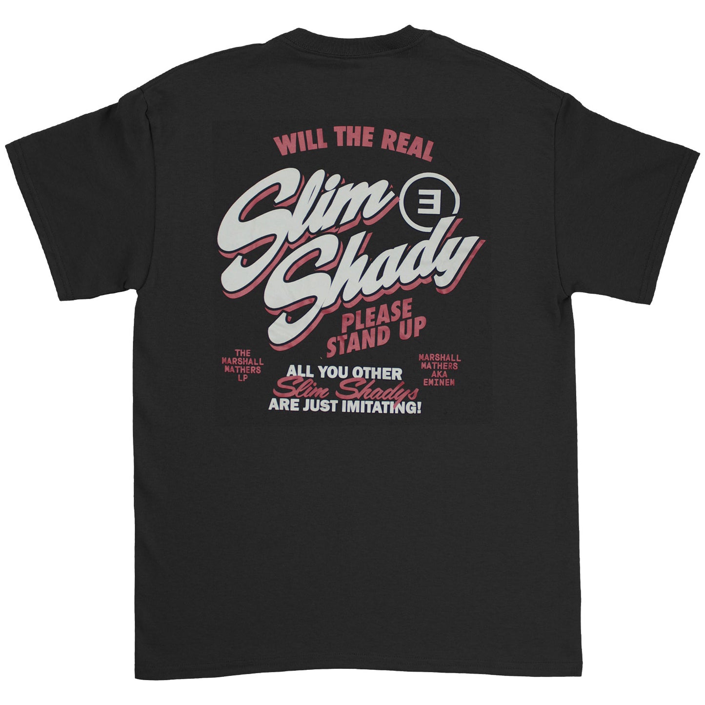Eminem The Real Slim Shady T-shirt Back