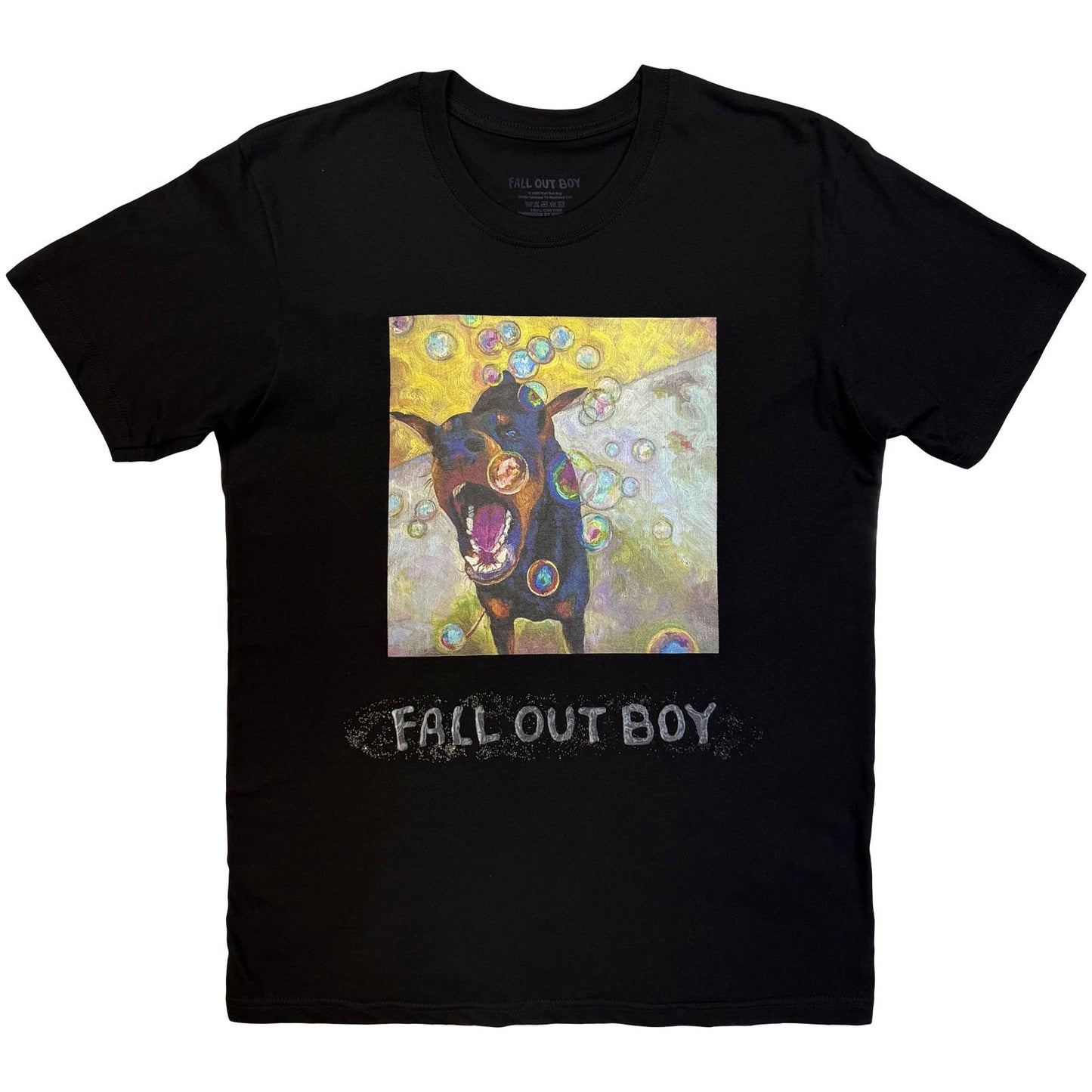 Fall Out Boy Dog Painting T-shirt Front