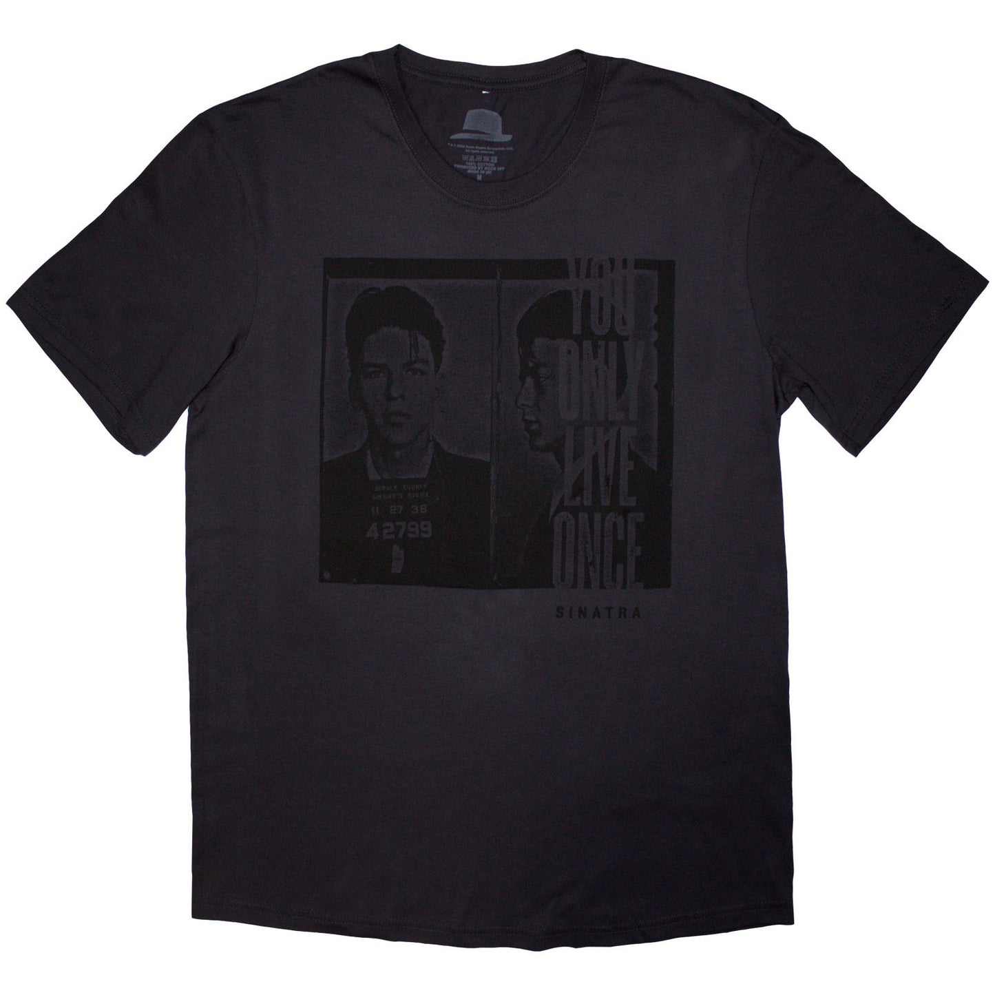 Frank Sinatra Mugshot T-shirt Front