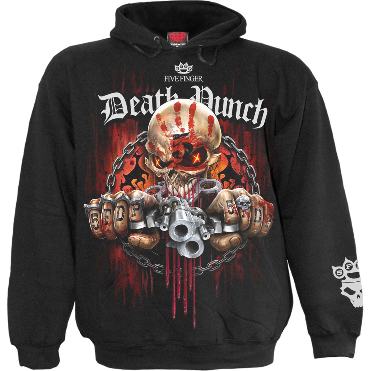 Five Finger Death Punch Assassin Hooded Sweatshirt Front