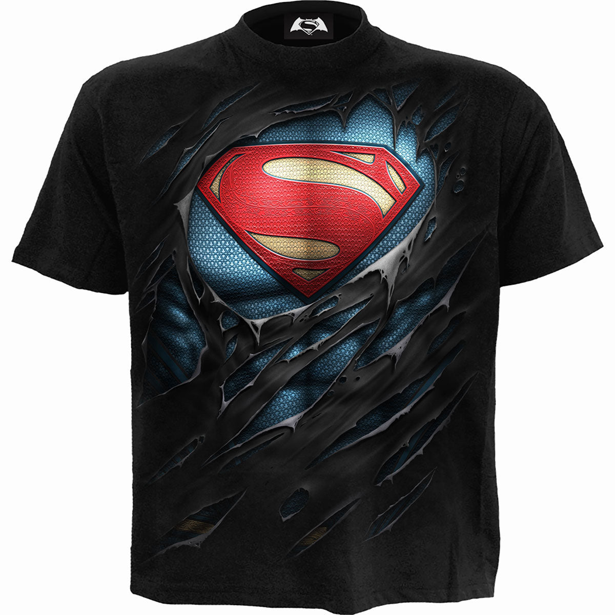Dc Comics Superman Ripped T-shirt Front