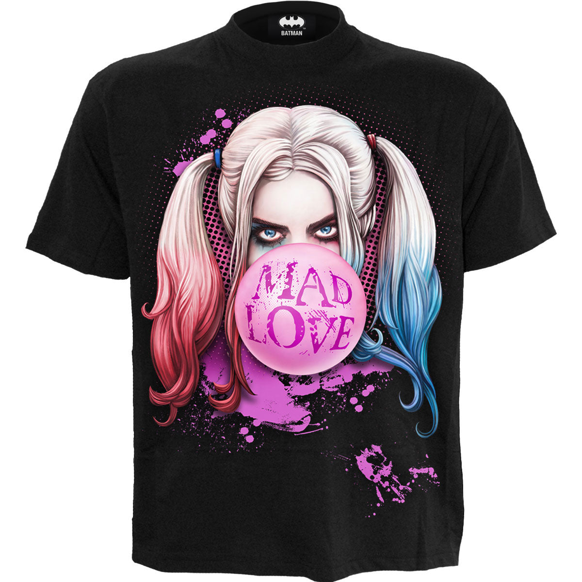 Dc Comics Batman Harley Quinn Mad Love T-shirt Front