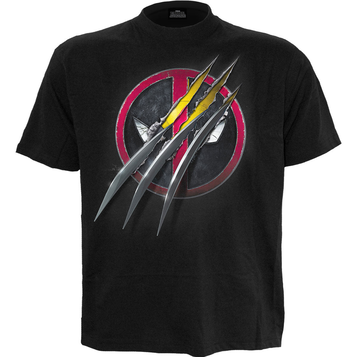 Marvel Comics Deadpool Slashed T-shirt Front