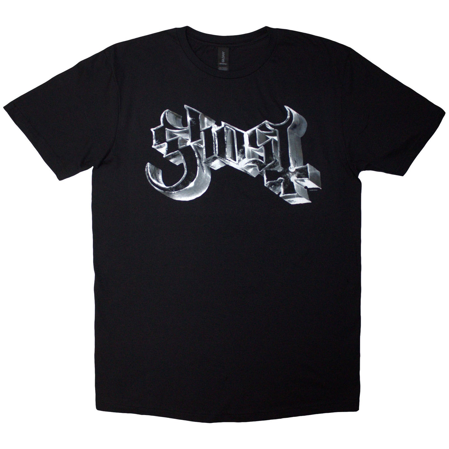Ghost Chrome Logo T-shirt Front