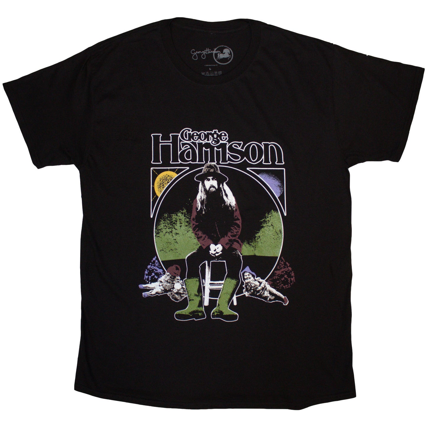 George Harrison Sun & Moon T-shirt Front
