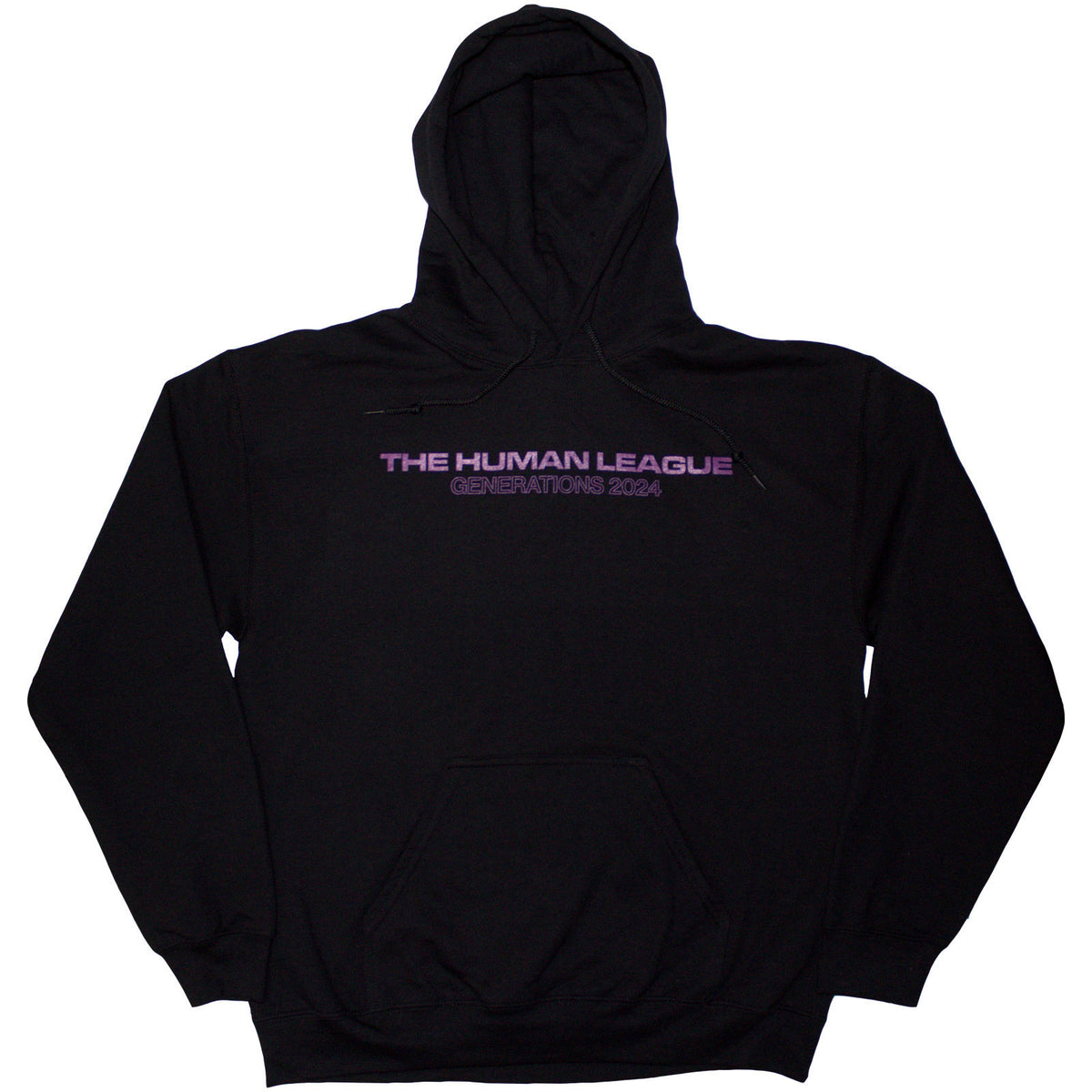 Human League Generations Tour '24 Logo Hooded Sweatshirt Front