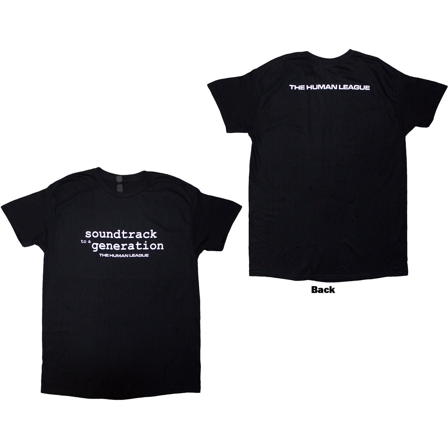 Human League Soundtrack To A Generation T-shirt Front