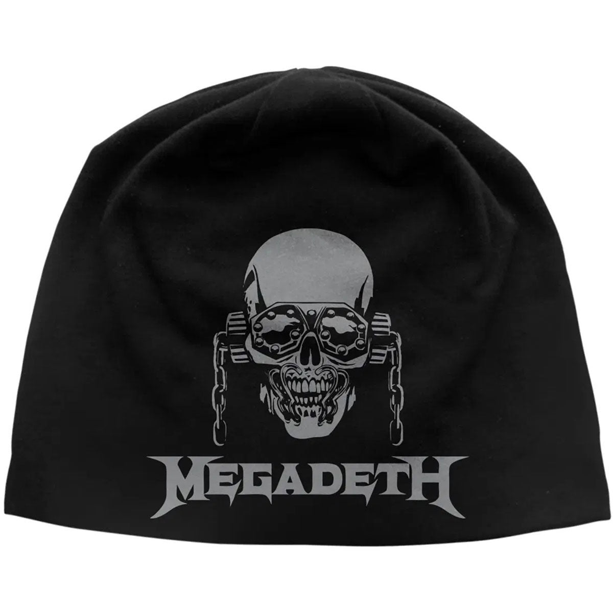 Megadeth Vic / Logo Jd Print Beanie Front