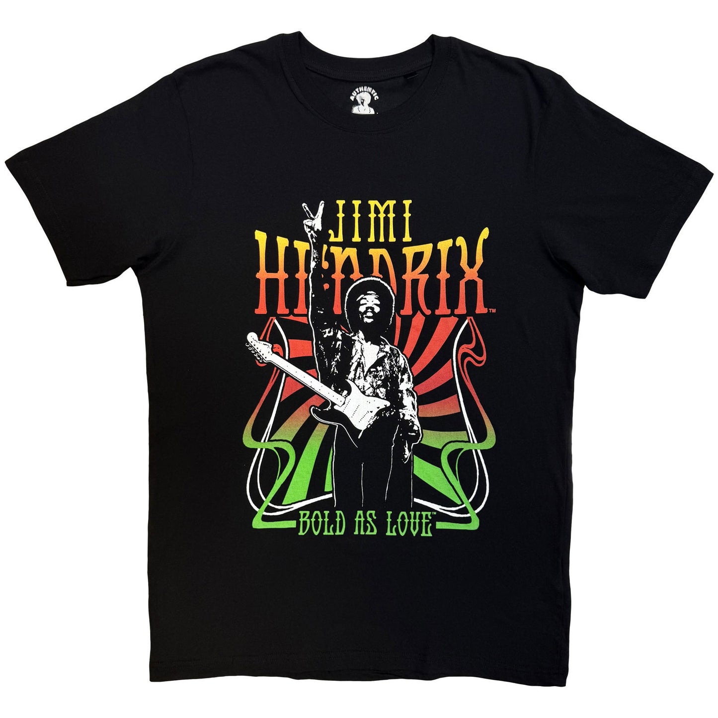 Jimi Hendrix Bold As Love T-shirt Front
