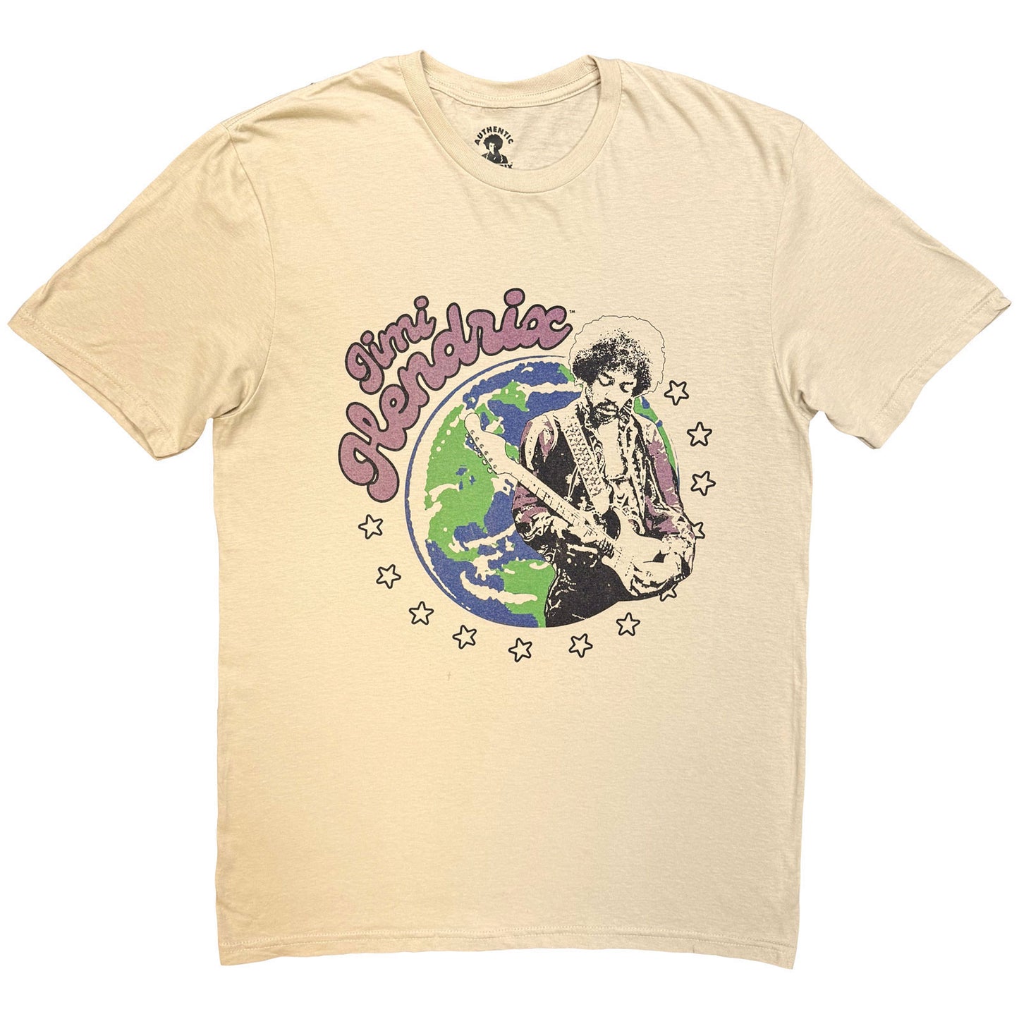 Jimi Hendrix Earth T-shirt Front