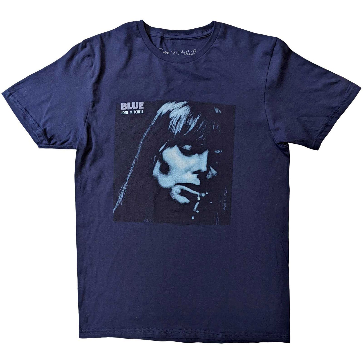 Joni Mitchell Blue T-shirt Front