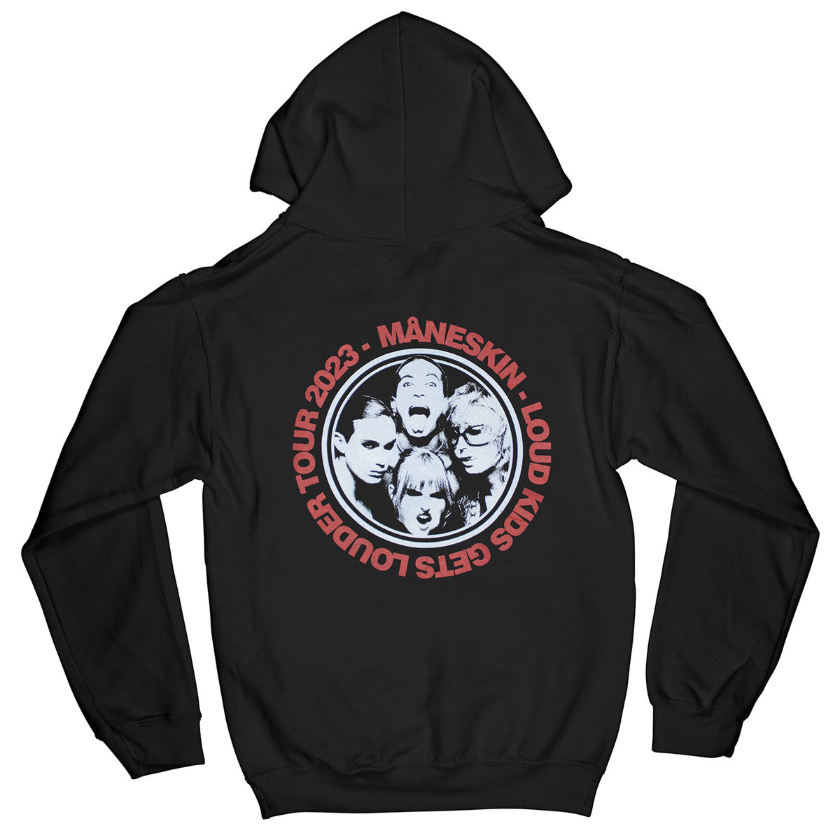 Fuck Maneskin Hooded Sweatshirt Back