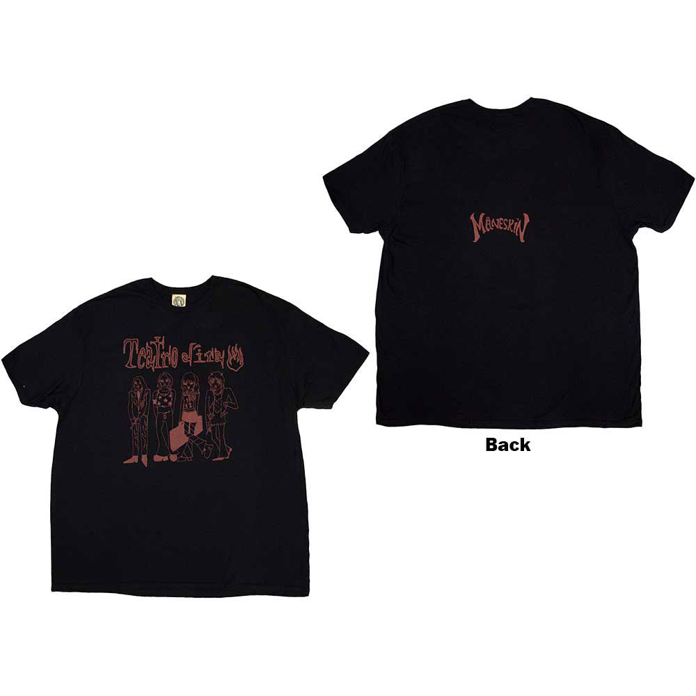 Maneskin Teatro D'ira Doodles T-shirt