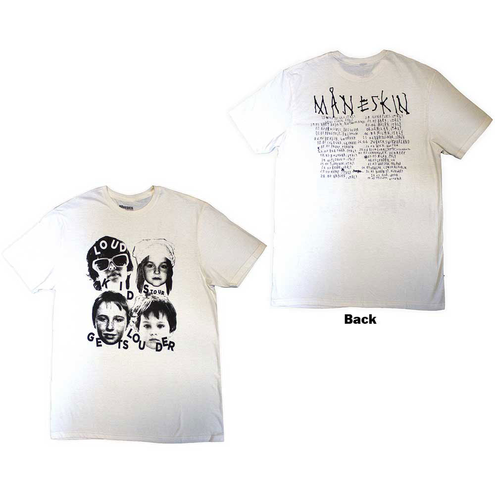 Maneskin Loud Kids European Tour '23 T-shirt Front