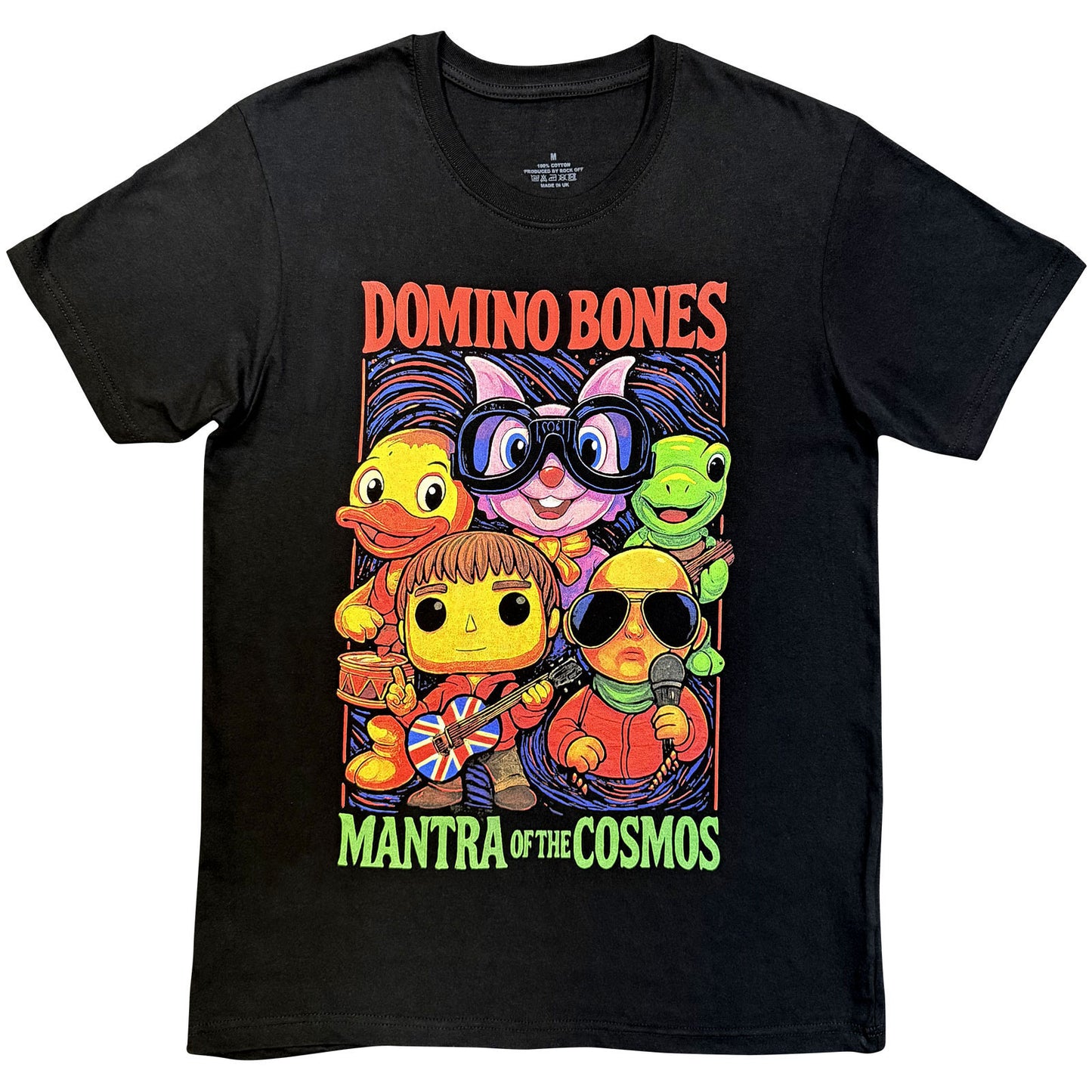 Mantra Of The Cosmos Domino Bones T-shirt Front