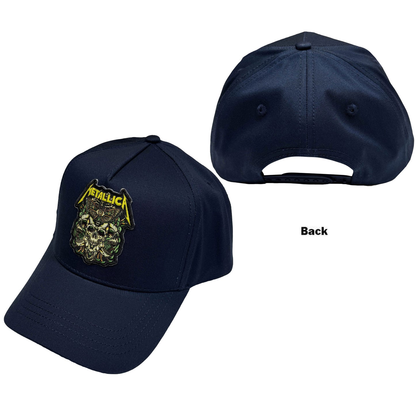 Metallica Moth Into Flame Baseball Cap Front