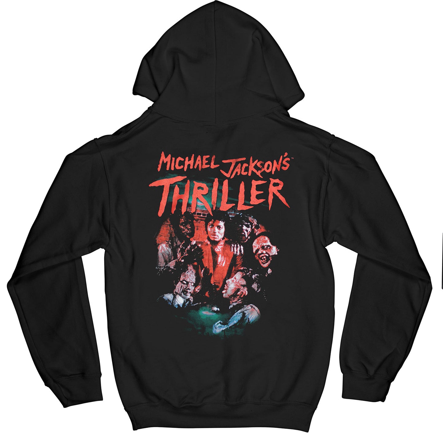 Michael Jackson Thriller Zombies Hooded Sweatshirt Back