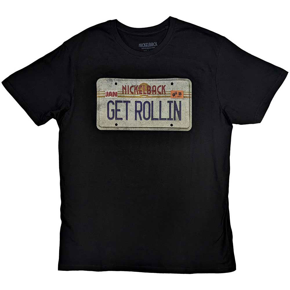 Nickelback License Plate T-shirt Front
