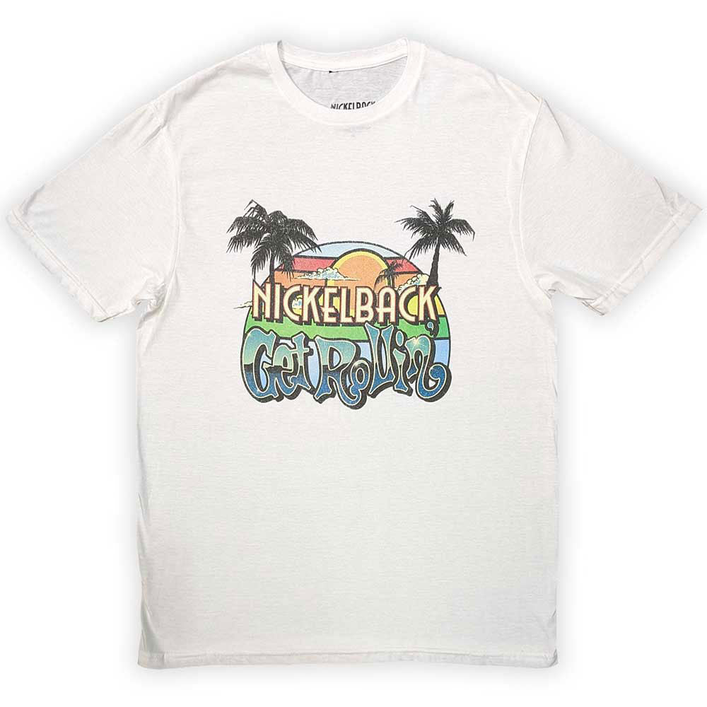 Nickelback Get Rollin' Sunset T-shirt Front