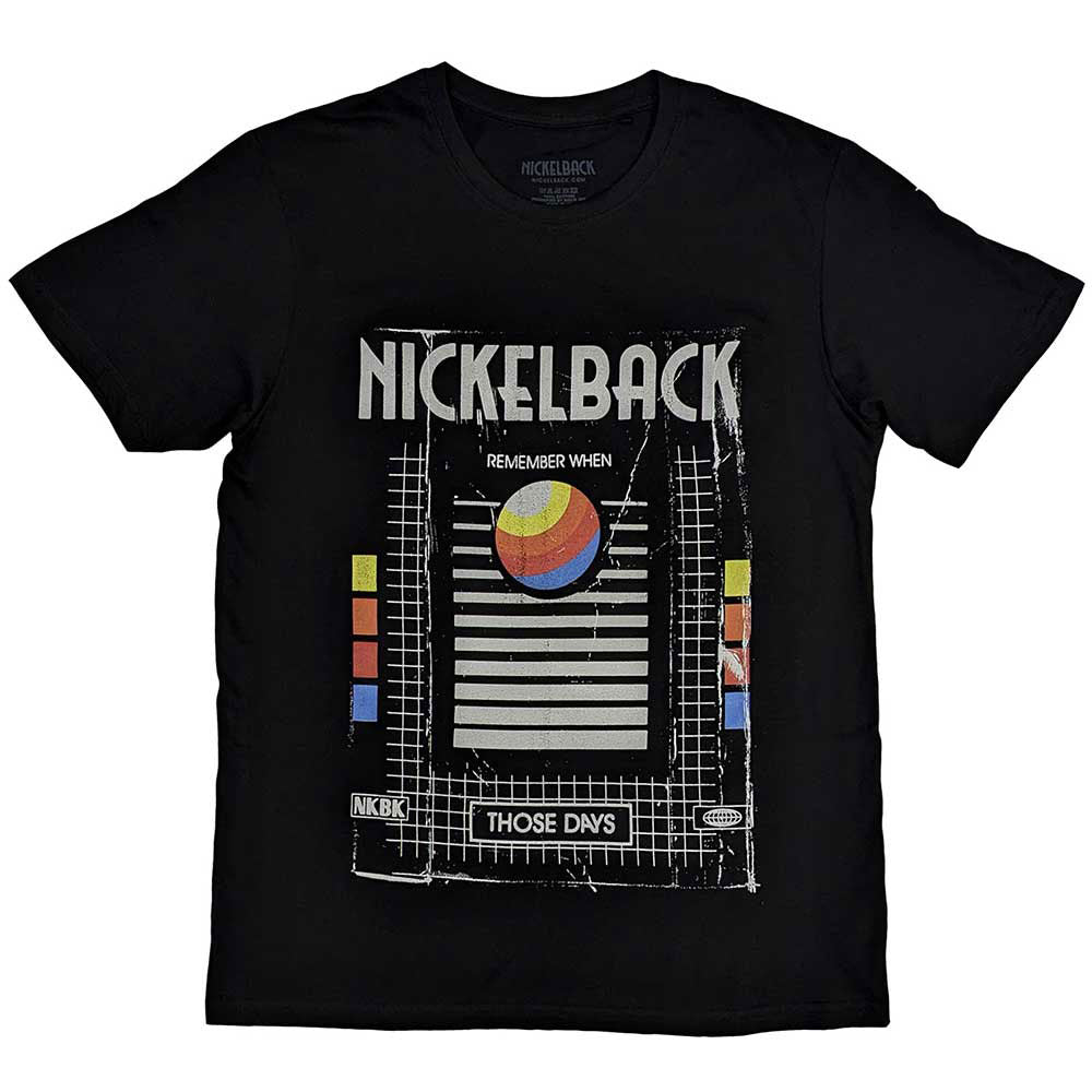Nickelback Those Days Vhs T-shirt Front