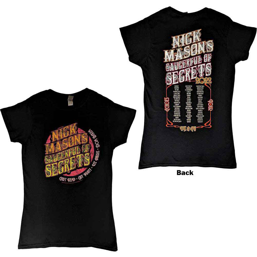 Nick Mason's Saucerful Of Secrets Echoes European Tour 2022 T-shirt Front