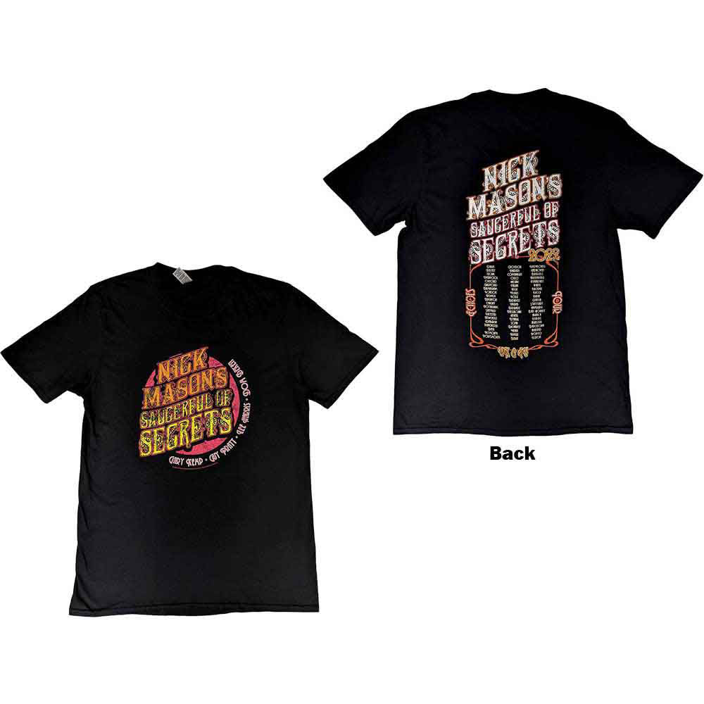 Nick Mason's Saucerful Of Secrets Echoes European Tour 2022 T-shirt Front
