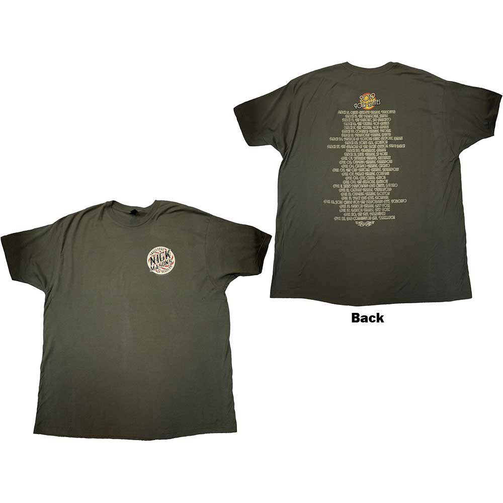 Nick Mason's Saucerful Of Secrets Tour 2019 T-shirt Front