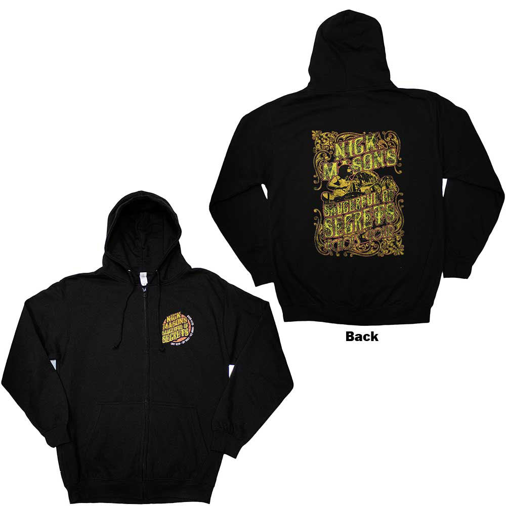 Nick Mason's Saucerful Of Secrets Echoes Tour Zippered Hooded Sweatshirt Front