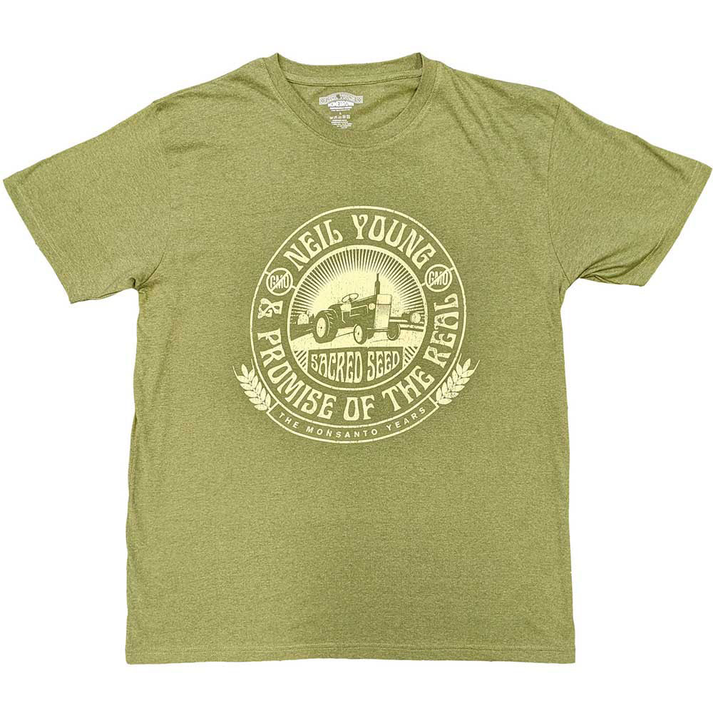 Neil Young Tractor Seal T-shirt Front