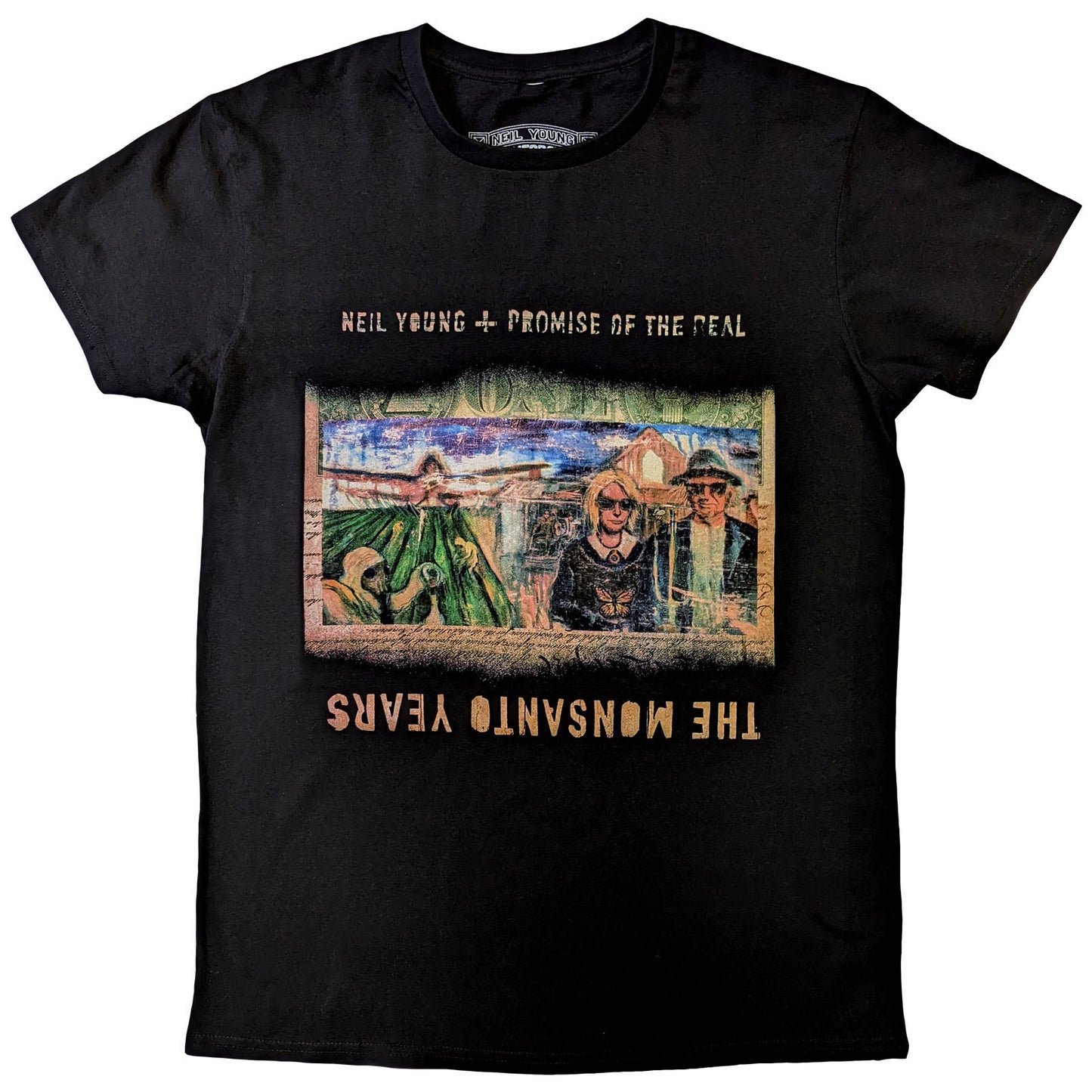 Neil Young Monsanto Years T-shirt Front