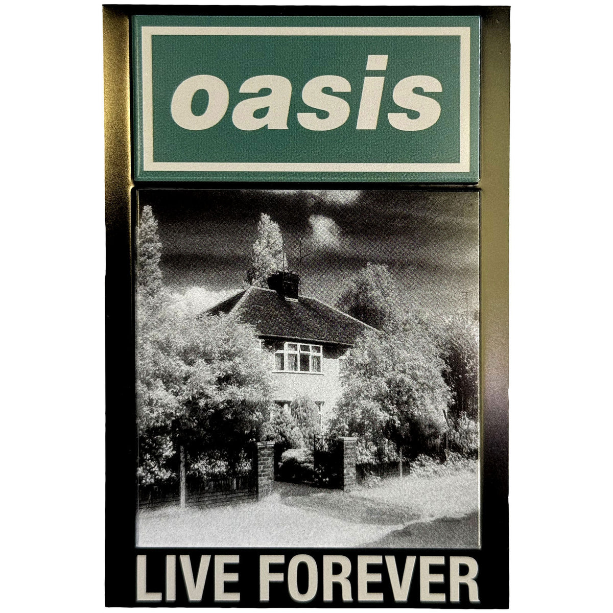 Oasis Live Forever Single Magnet Front
