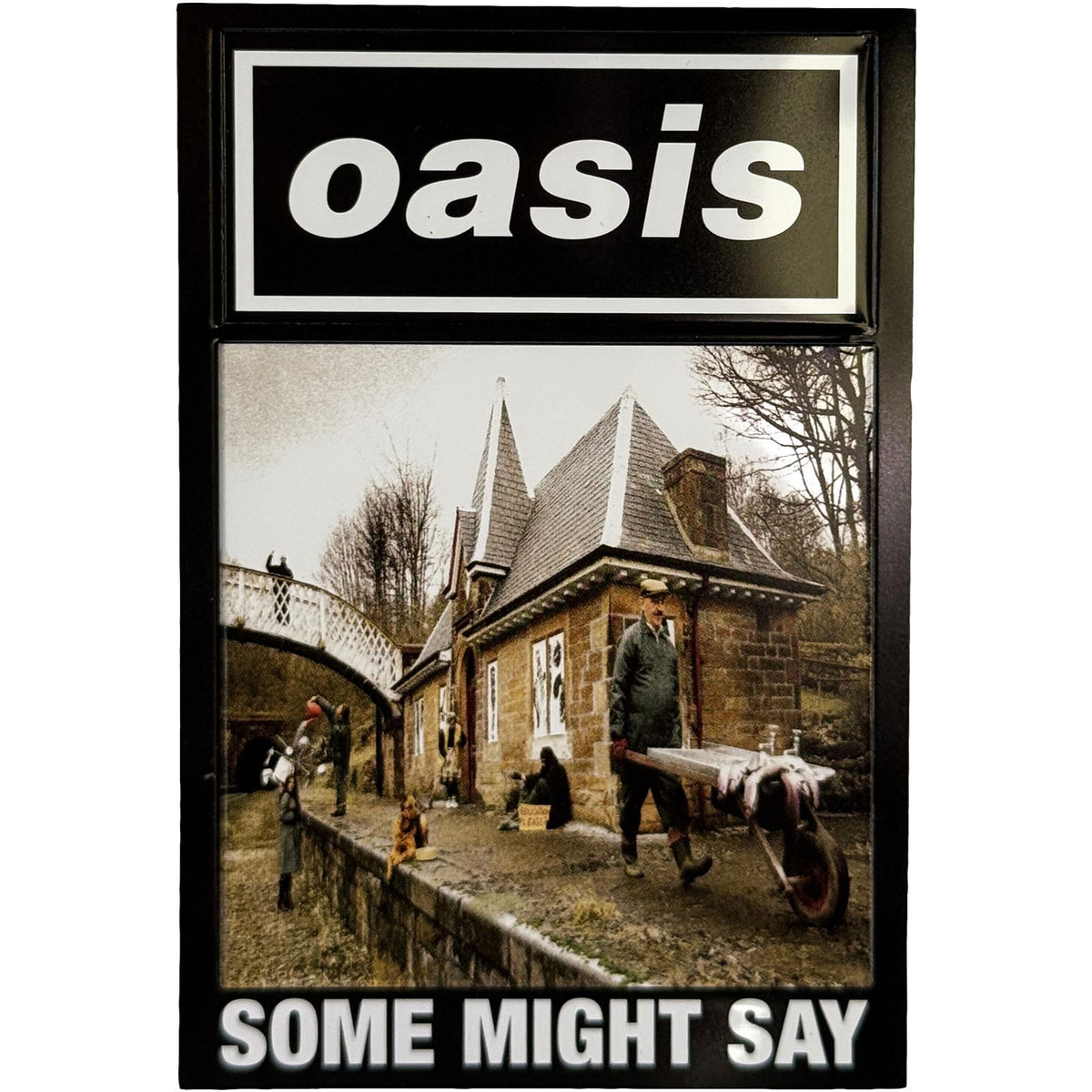 Oasis Some Might Say Single Magnet Front