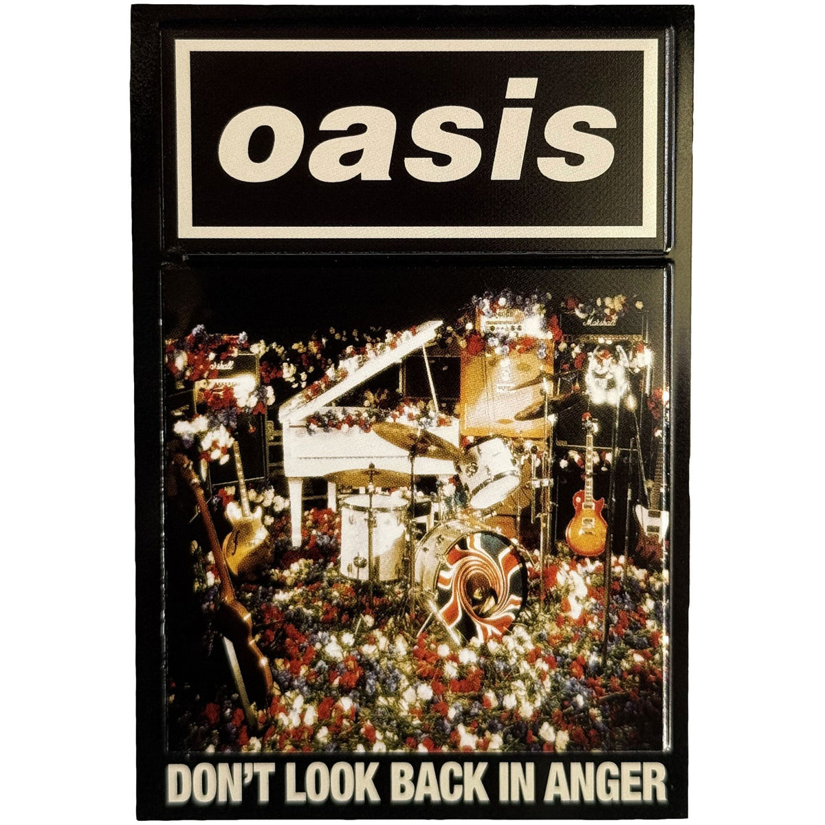 Oasis Don't Look Back In Anger Single Magnet Front