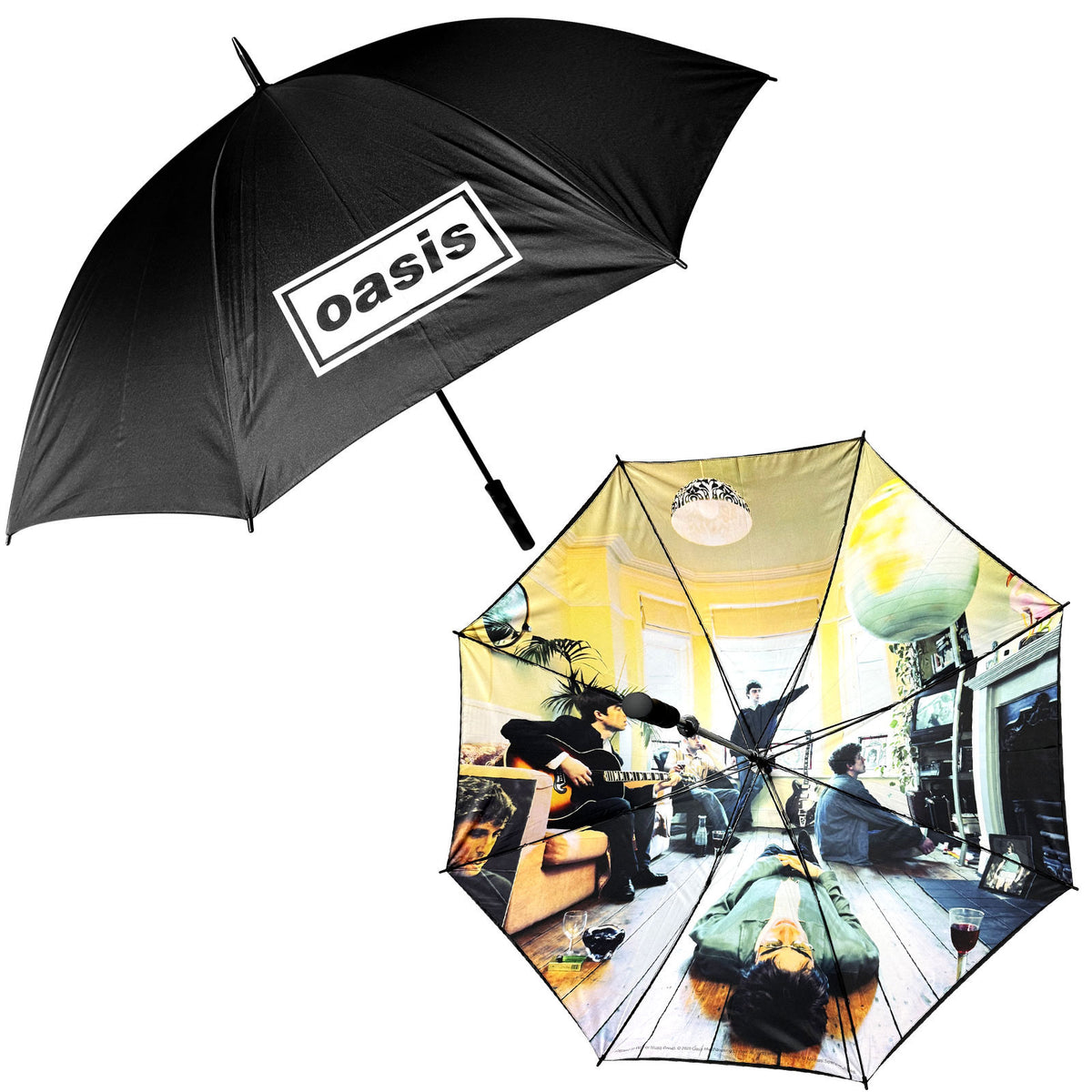 Oasis Definitely Maybe Album Umbrella Front